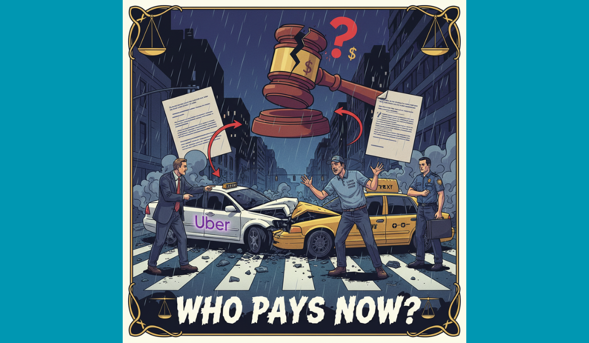 uber backup driver liability causes accident